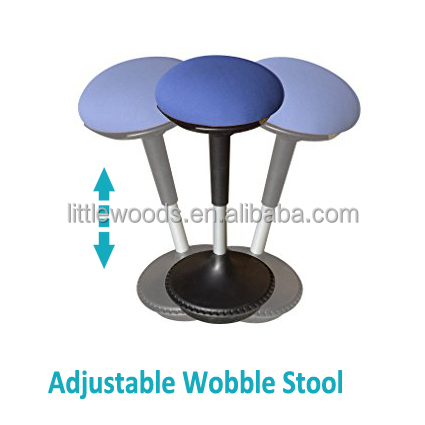 Modern Design Adjustable Height Wobble Stool Active Sitting Office Chair