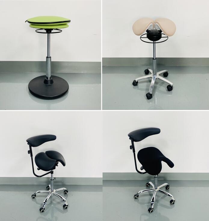 Ergonomic Sit Stand Desk Stool - 360 Movement Swivel Seat Standing Desk Chair with Adjustable Height Active Sitting Balance