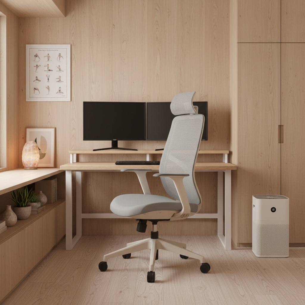 Task Staff Mesh Chair for Office Adjustable Lumbar Support Armchair Executive Desk Chair Ergonomic Swivel Chair