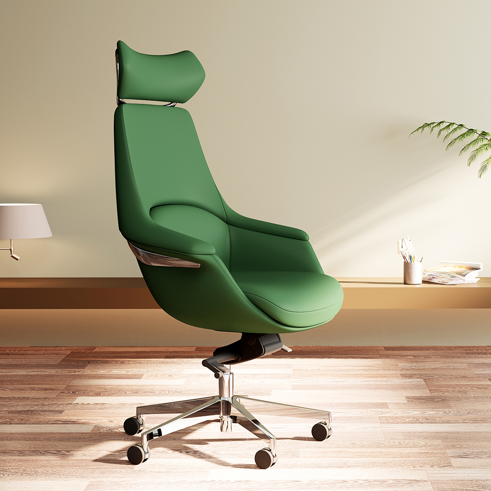 Ergonomic Executive Office Chair Zero Gravity Reclining Task Chair Aluminum Base Desk Chair