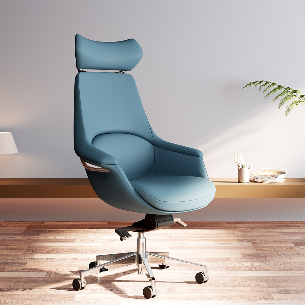Ergonomic Executive Office Chair Zero Gravity Reclining Task Chair Aluminum Base Desk Chair