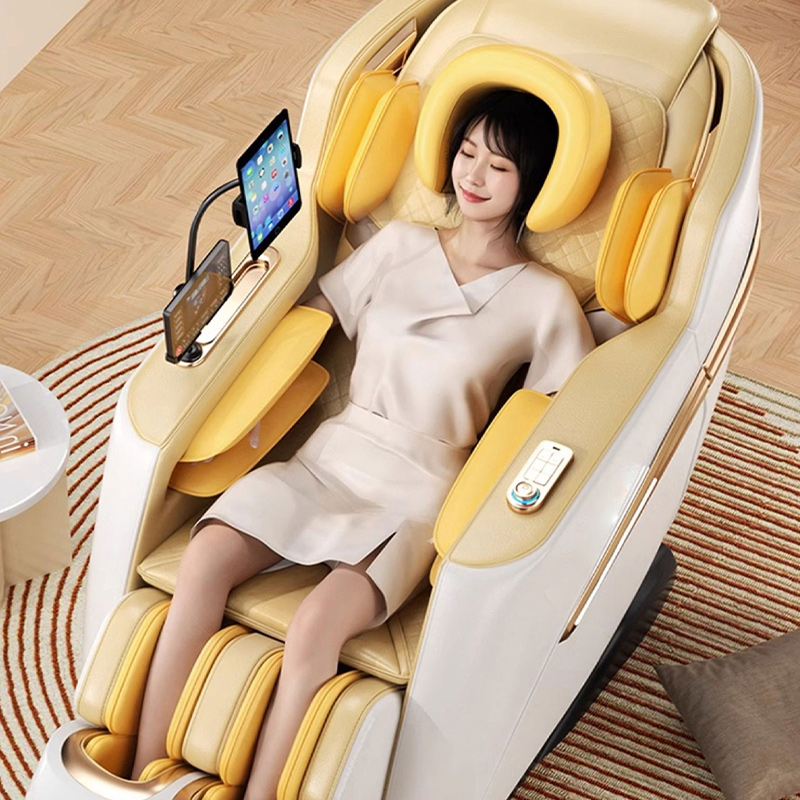 Smart APP Control Zero Gravity Full Body Massage SL Track 4D Deep Massage Bluetooth Music Heat Therapy System Massage Chair