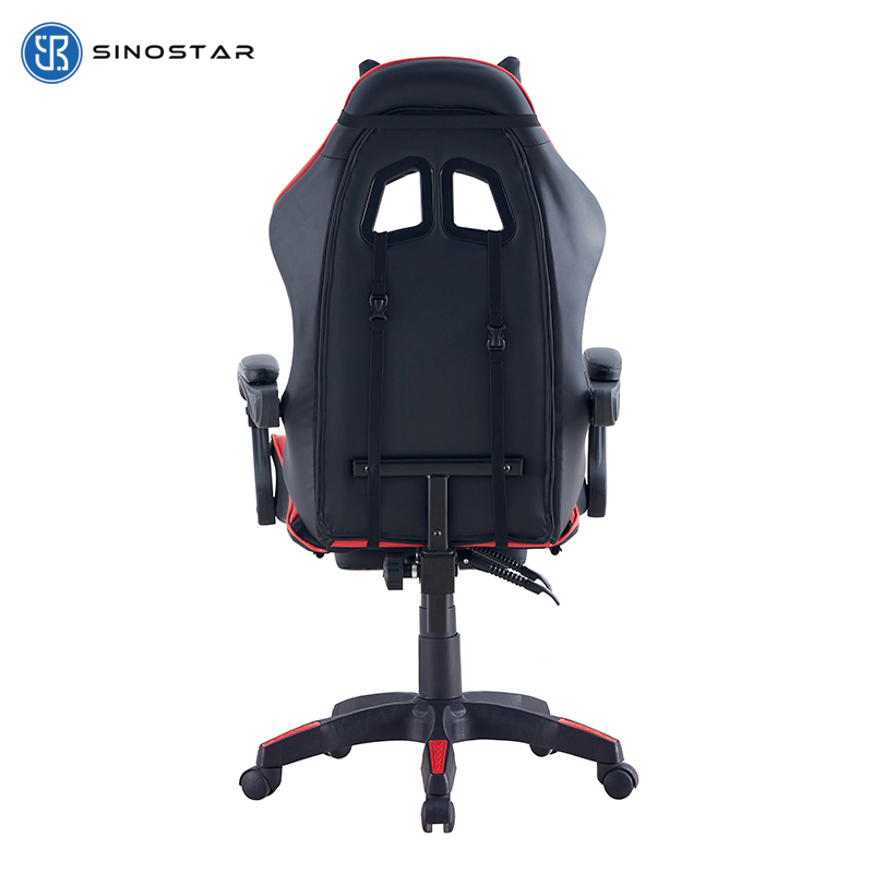 Wholesale High Back Ergonomic Pc Office Racing Computer Reclining Leather Swivel Chair Gaming Chair Adjustable Armrest