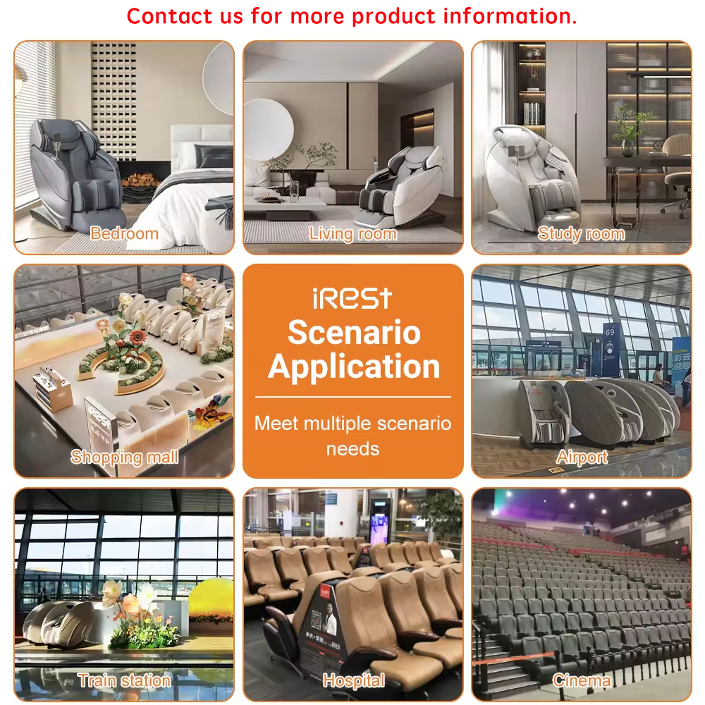 T103 Nayax Qa Code Vending 3d Coin and Paper Zero Gravity Massage Chair for Mall Airport Use