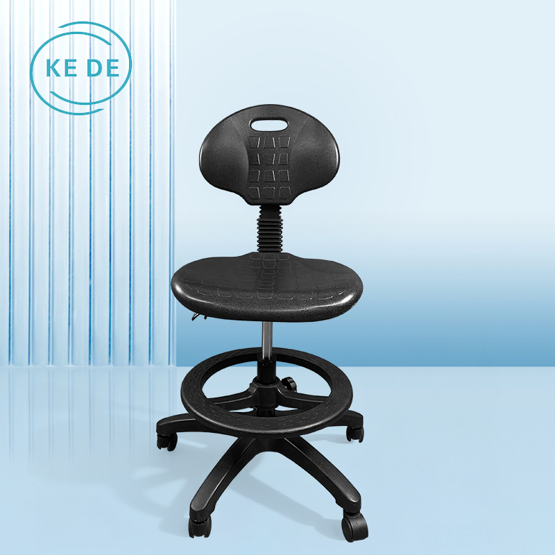 KEDE ESD AntiStatic PU Chair Heavy Duty Easy to Clean Office Chair with Lumbar Support for Cleanroom Laboratory