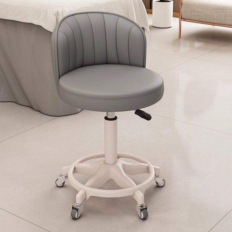 Professional Contemporary Adjustable Rolling Stool with Backrest Drafting Spa bar Medical Salon Tattoo Stool Chairs with Wheel