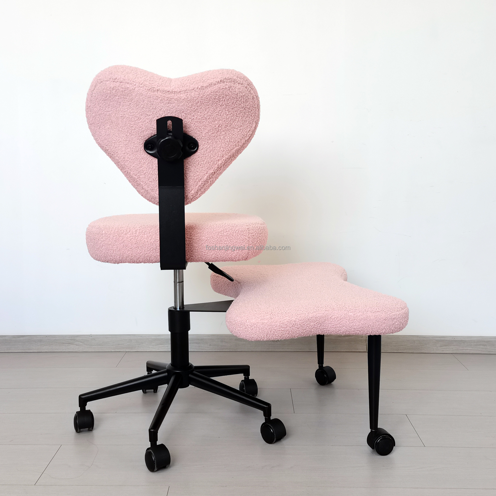 Modern Cross-Legged Style Home Office Lift Chair with Movable Backrest for Meditation &amp; Leisure Lazy Leisure Stool