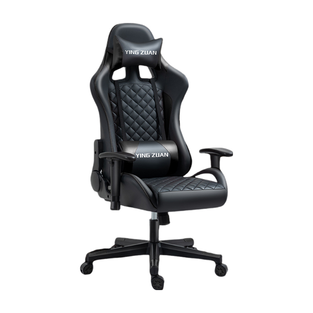 Ergonomic Gaming Chair High Quality PU Leather Swivel Recliner Racer Sport Gaming Chaise Furniture Black Gamer Chair With RGB