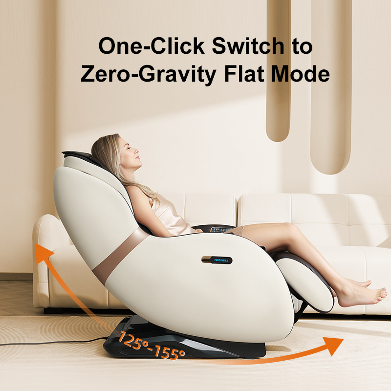 LEERCON Small Ambient Breathing Led Space Capsule Massage Chair Full Body Mini Ultra-quiet Motor Exclusive Patented Tech Rights