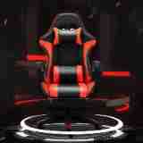 Gaming Chair Esports Racing-Style Reclining Height-Adjustable Swivel Office Chair Modern Minimalism Design Cortical Cover