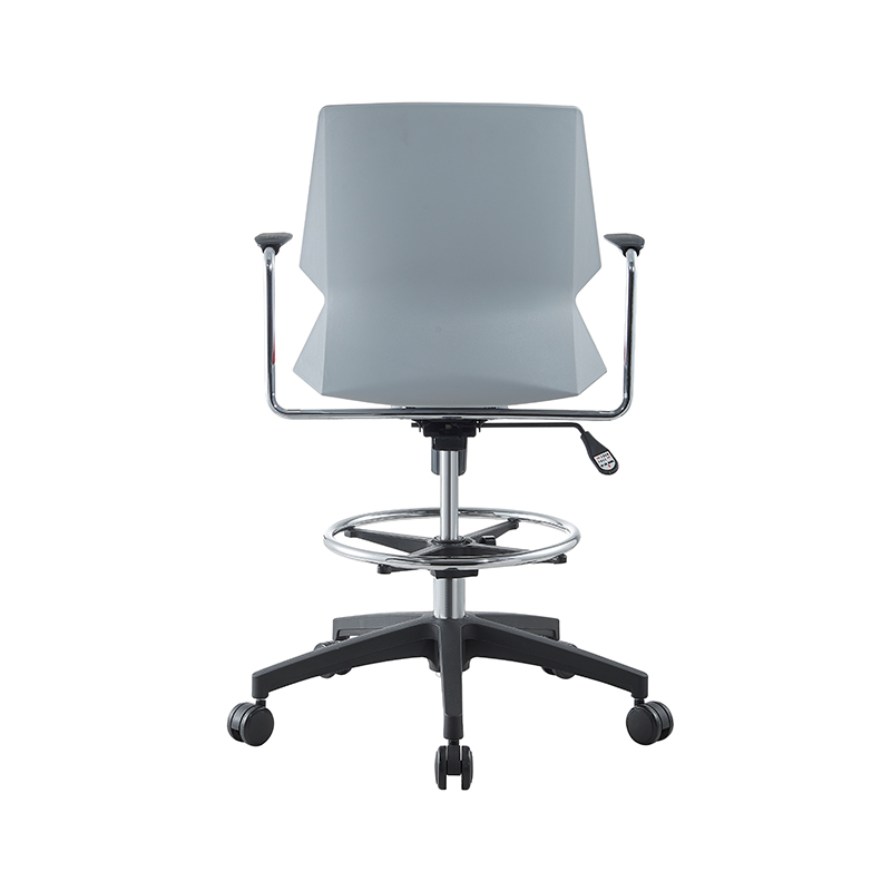 Modern Drafting Stool Tall Office Chair Ergonomic Swivel Desk Chair with Foot Ring and Wheels for Standing Desk
