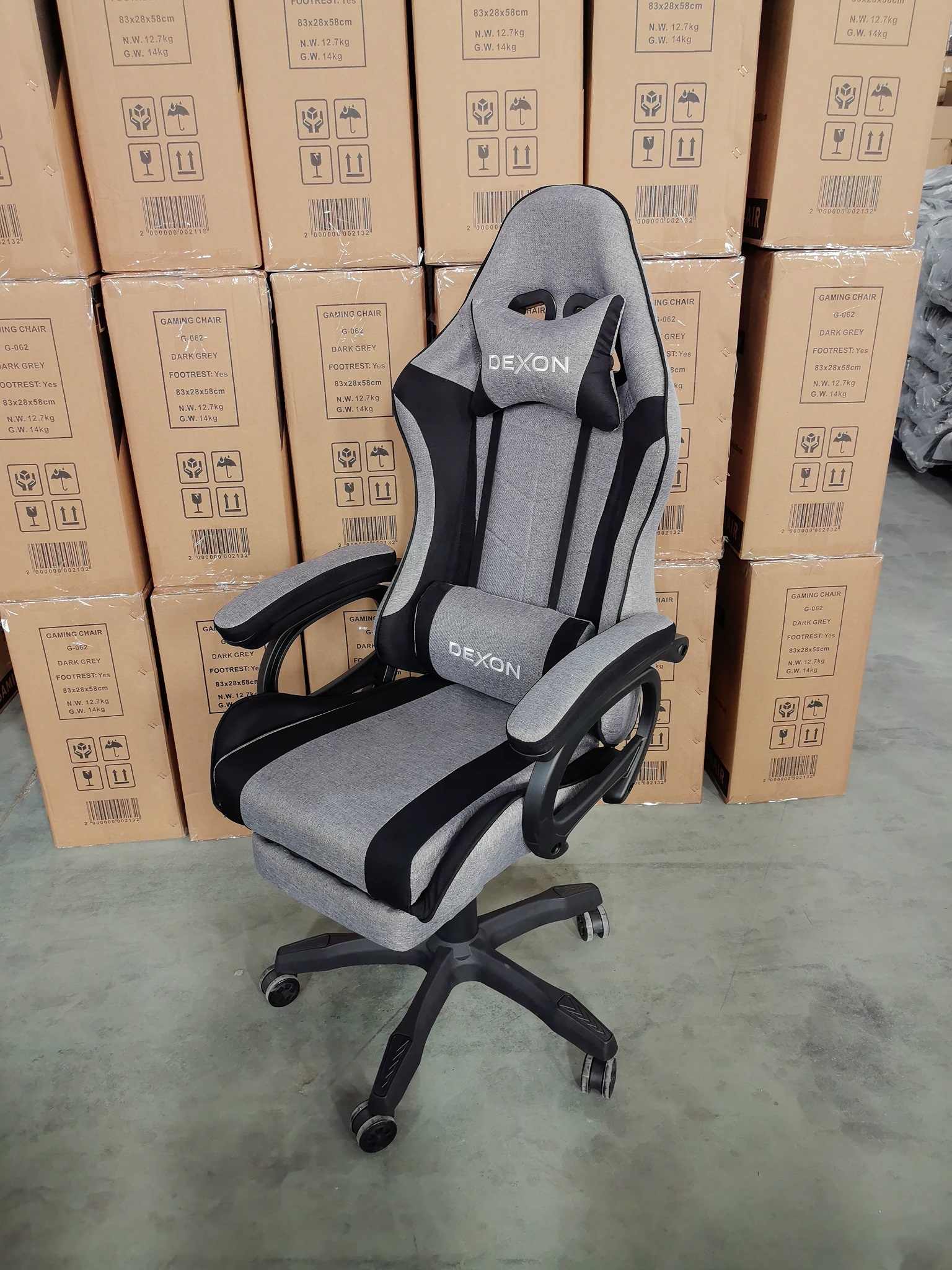 Full Fabric Reclining Gaming Chairs Comfortable Luxury Gaming Sofa Chair
