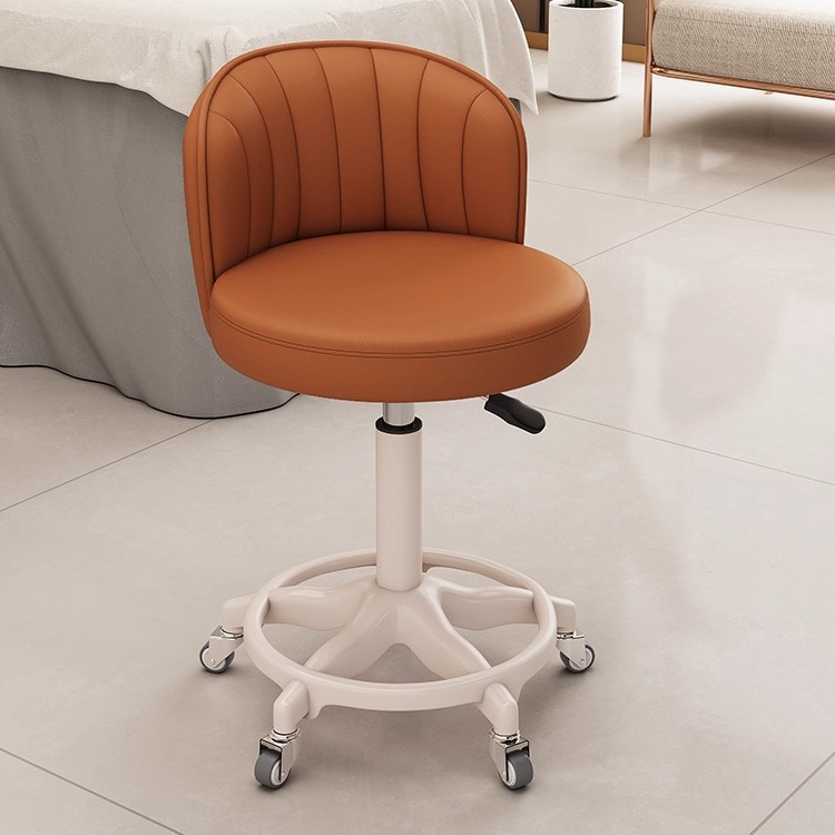 Professional Contemporary Adjustable Rolling Stool with Backrest Drafting Spa bar Medical Salon Tattoo Stool Chairs with Wheel