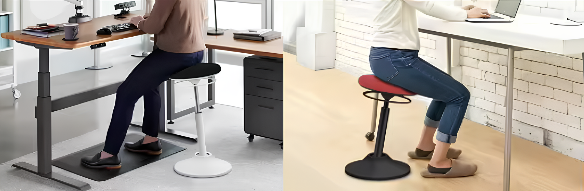 Modern Sit Stand up Desk Stools