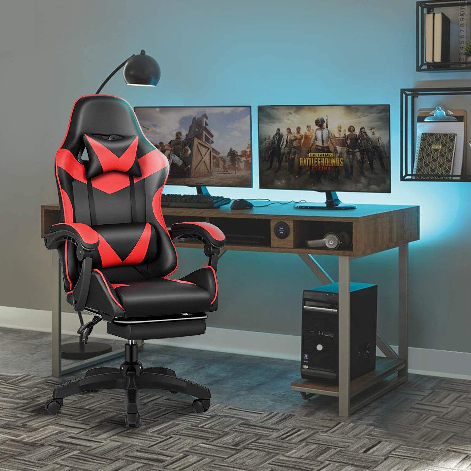 ALINUNU Custom Logo High Back Gaming Chair For Home Office Thick High Density Sponge Cushion Gaming Chair