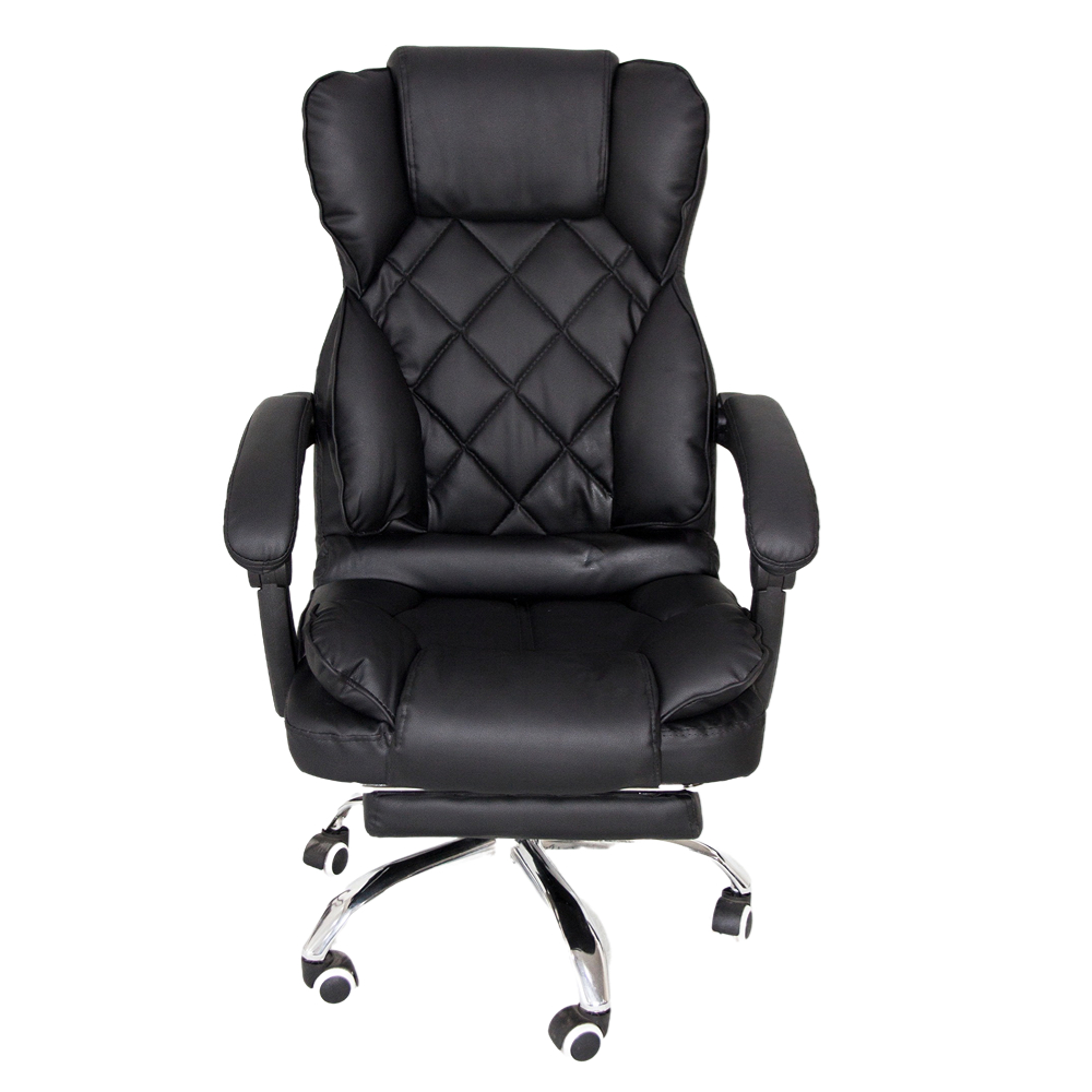 Heavy Duty High Back Pu Leather Chesterfield Ergonomic Relaxing Swivel Office Chair