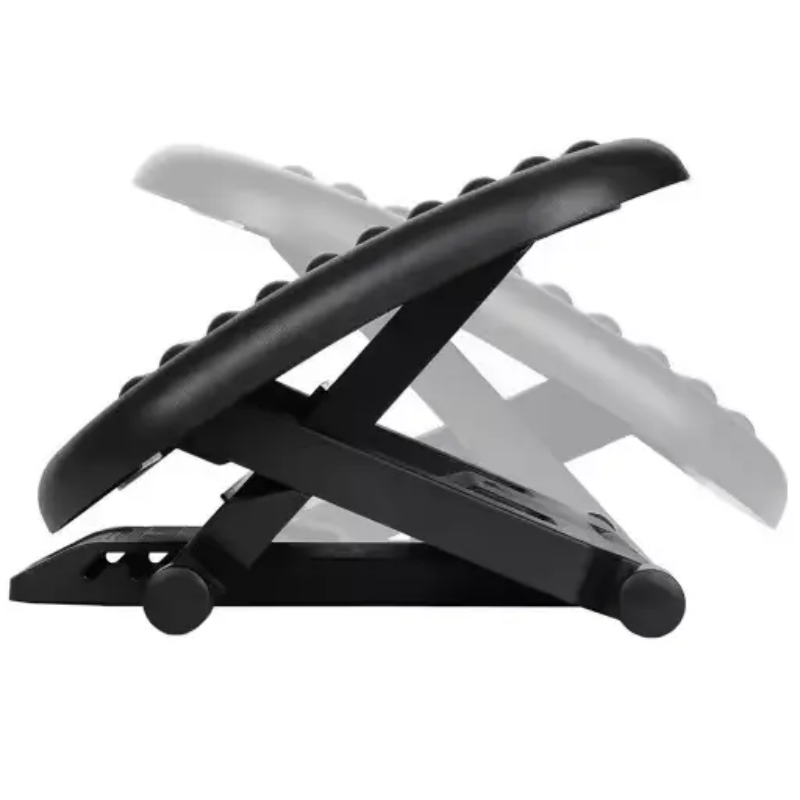 Adjustable Angle and Height Modern Foldable Office Ergonomic Footrest Stool for Under Desk Support and Living Room Use