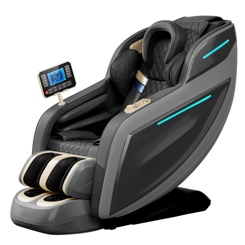 For Leercon 2025 Luxury AI Voice Sl Track Robot Full Body Electric Heat Message 4D Zero Gravity Massage Chair Free Spare Parts