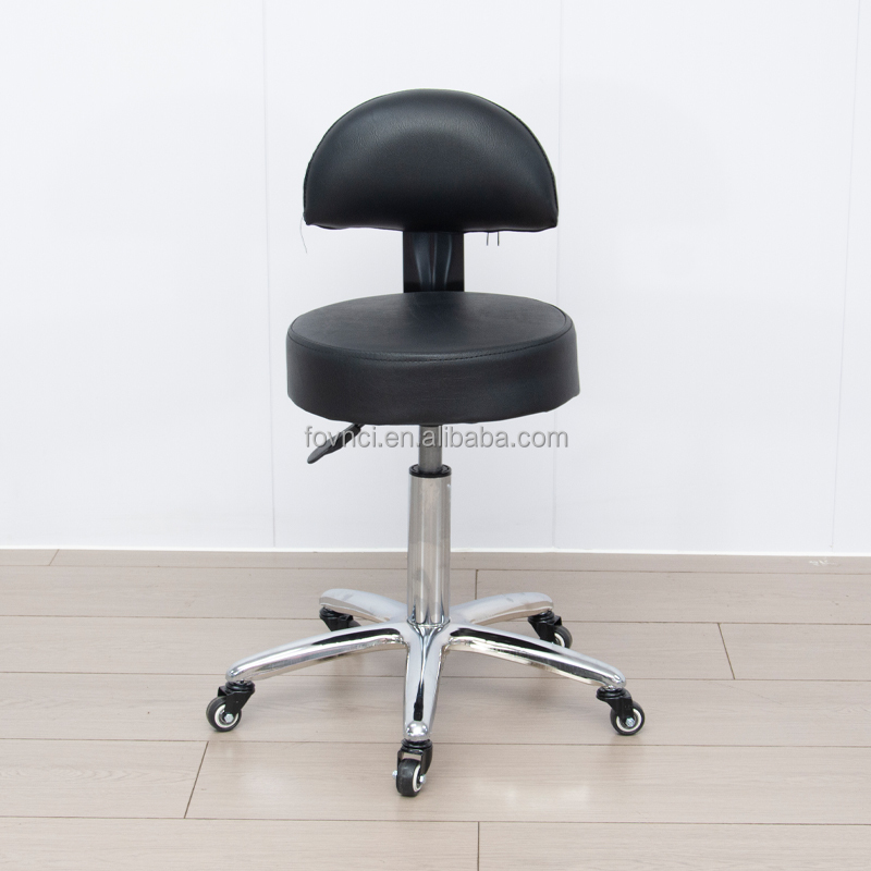 Barber Stool Modern Design Drafting Stool Chair for Office Lab Salon School Beauty Barber-Synthetic Leather Material