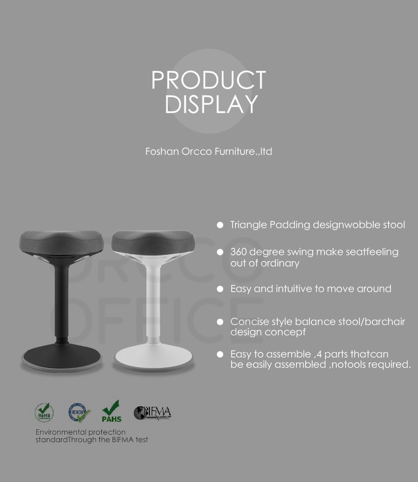 New Original Modern Home Office Colorful 360 Adjustable Ergonomic Active Conference Public Chair Sit Standing Balance Stools