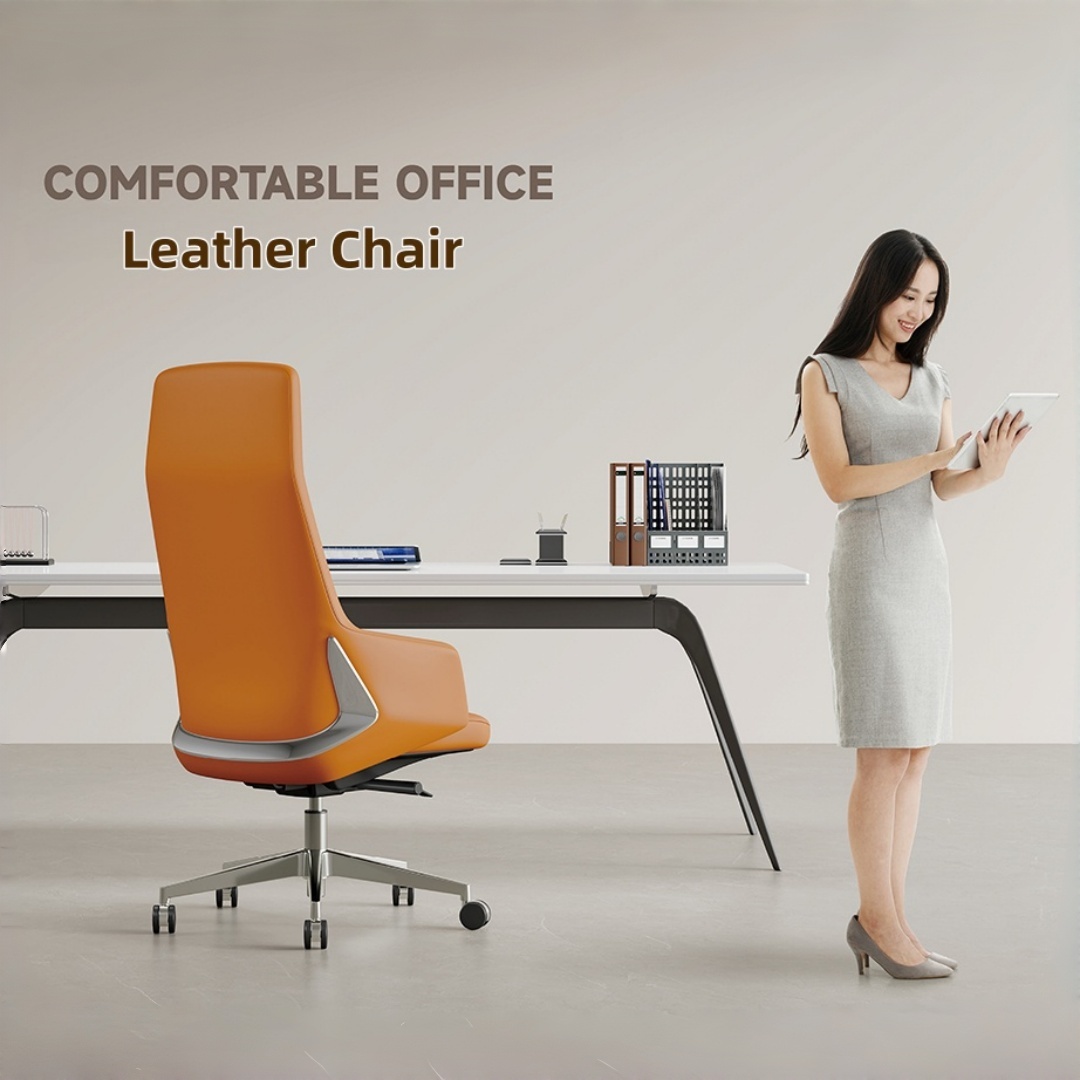 Ergonomic Task Chair Adjustable Office Chair Silicone Upholstery Swivel Desk Chair