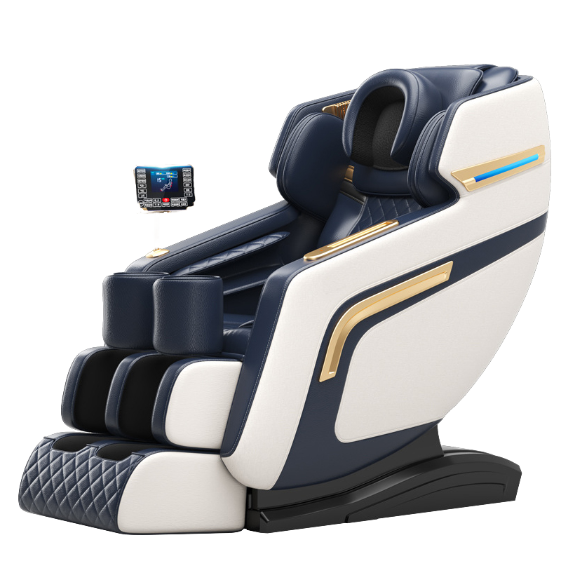 AI Smart 8D Full Body Massage Chair with Bluetooth Music &amp; Hot Compress Zero Gravity Massage Chair with Timing Control