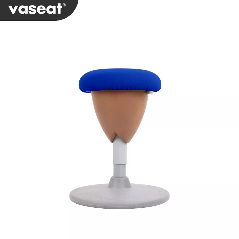 Ergonomic Modern 360 Degree Swivel Office Chair Height Adjustable Wobble Stool Balance for Kids Standing Desk Chair Fabric