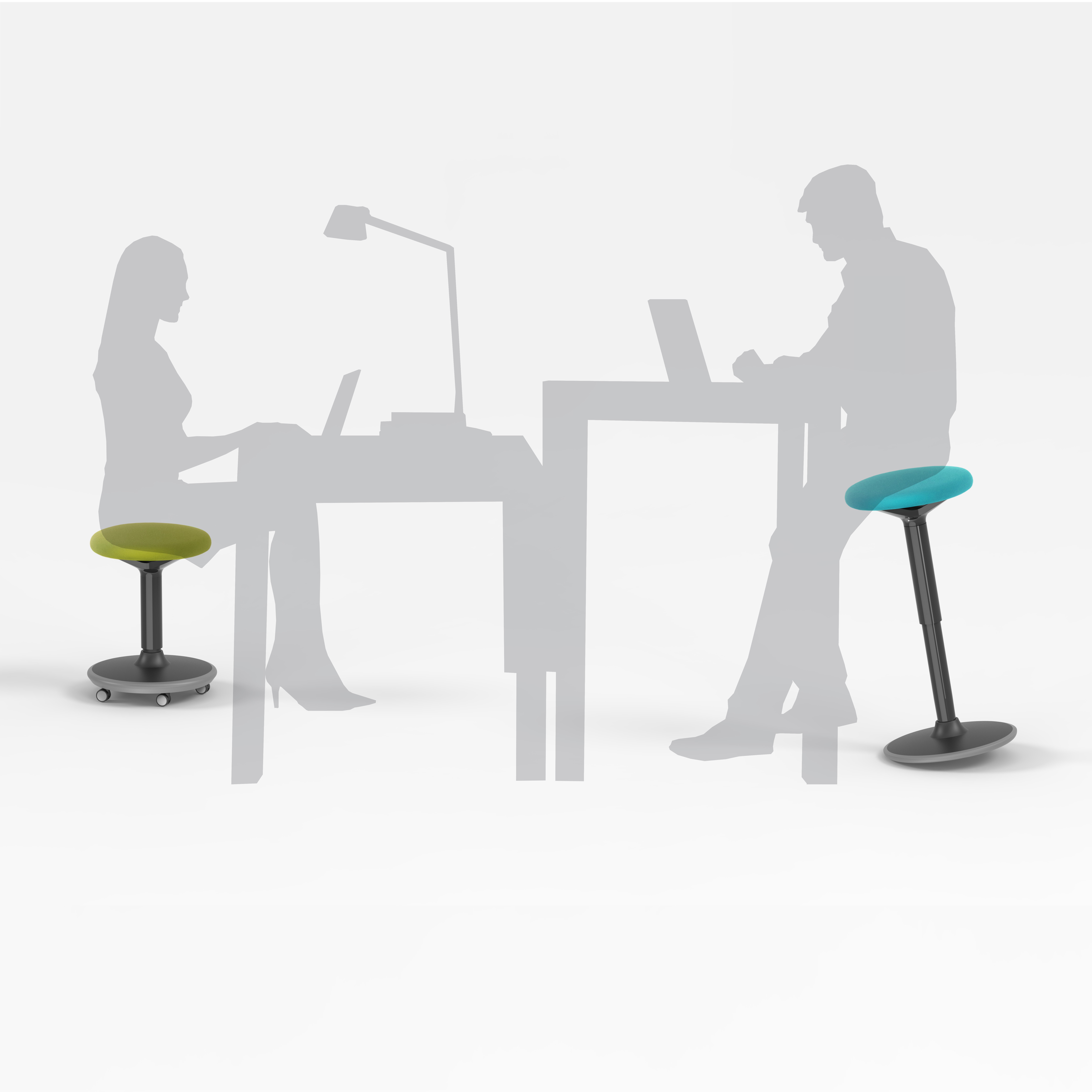 High Quality Height Adjustable Ergonomic Active Sitting Stand Wobble Stool Chair for Bar