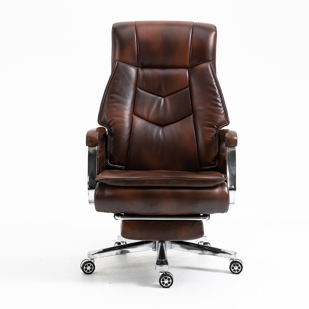 Durable Swivel Lifting Ergonomic Office Chair Luxury Leather CEO Boss Executive Chair Wholesale