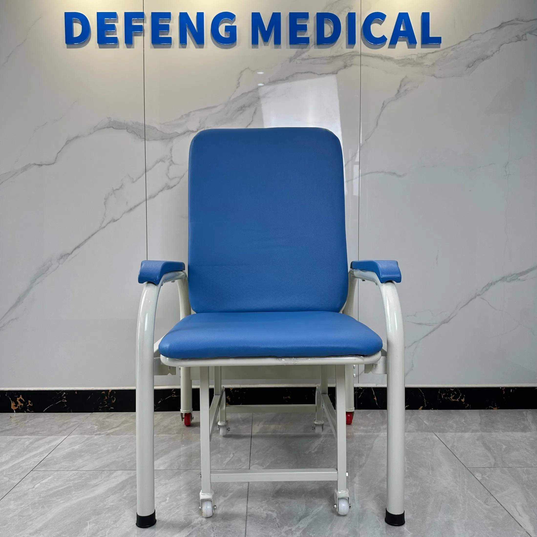 Medical Portable Folding Chair Bed Hospital Care Chair