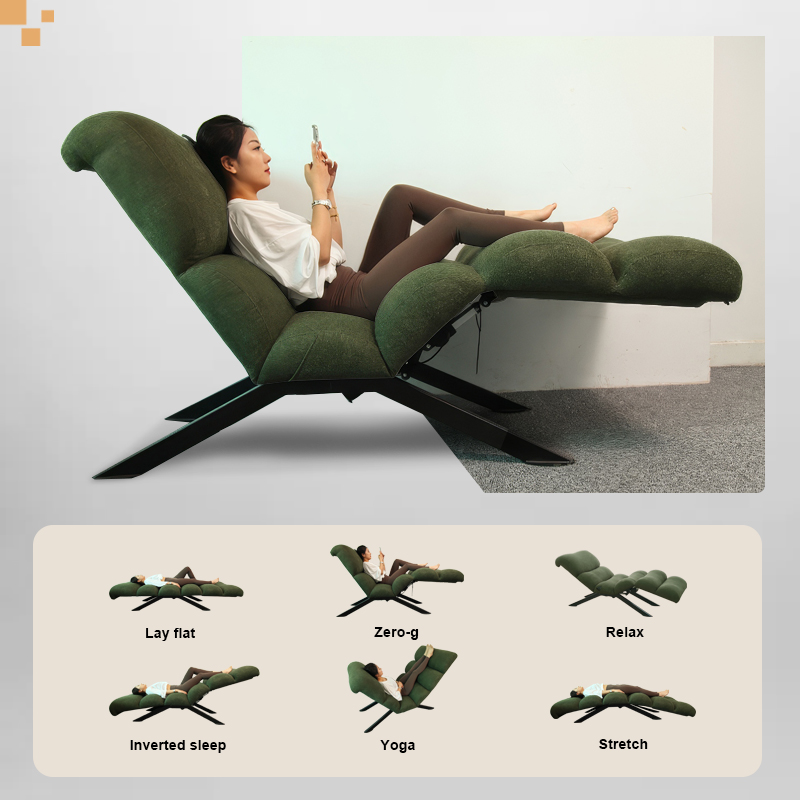 OEM Smart Yoga Chair Factory Mobile APP Wireless Remote Control Operable Adjustable Fitness Chair for Stretch