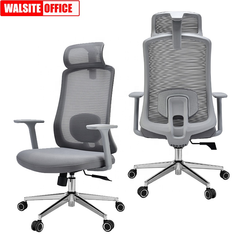 Luxury Modern Bifma Ergonomic Executive Office Chair High Back Mesh Adjustable Swivel Design Comfortable Commercial Furniture