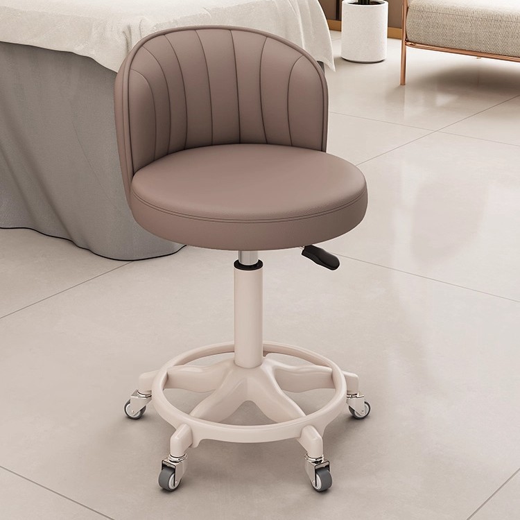 Professional Contemporary Adjustable Rolling Stool with Backrest Drafting Spa bar Medical Salon Tattoo Stool Chairs with Wheel