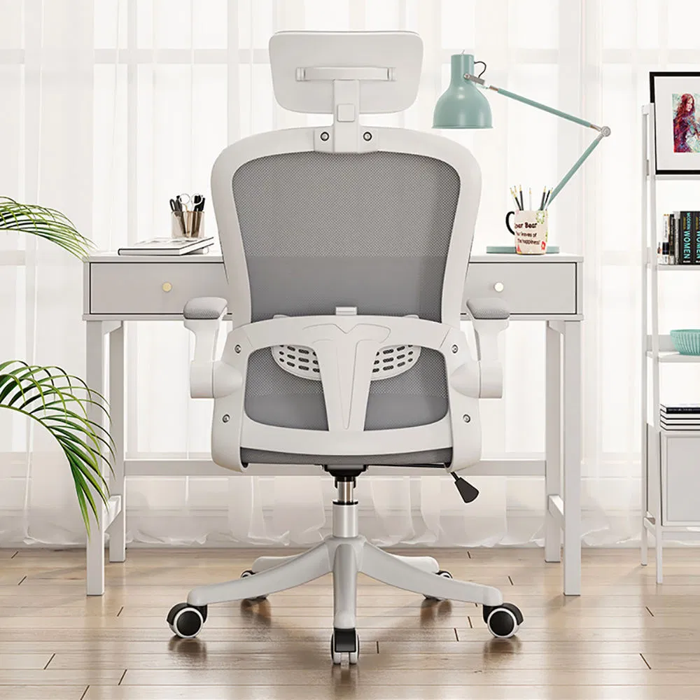 Ready Stock Comfortable Chairs Rotating Fabric Swivel Gas Lifting Computer Desk Ergonomic Mesh Executive Office Chair
