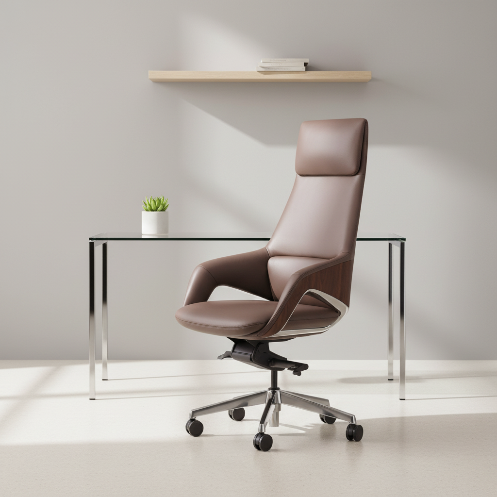 Comfortable Adjustable Manager Modern Office Chair Swivel Luxury Ergonomic Executive Leather Chair Color Customization