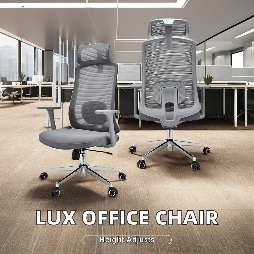 Luxury Modern Bifma Ergonomic Executive Office Chair High Back Mesh Adjustable Swivel Design Comfortable Commercial Furniture