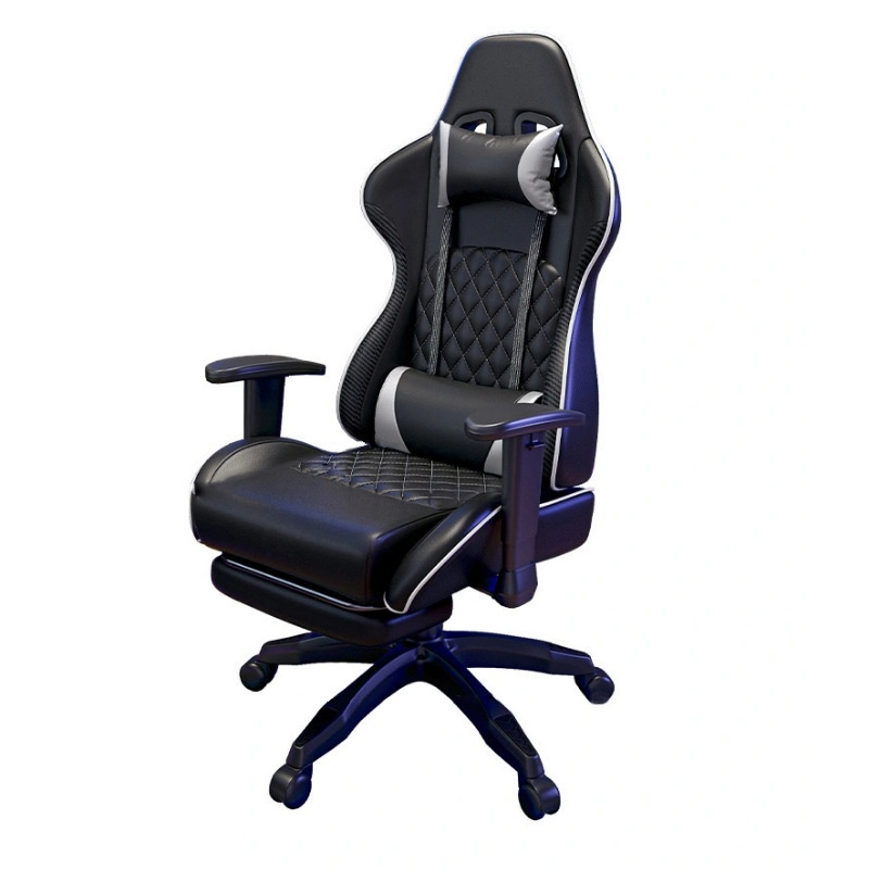 Gaming Chair Leather Computer Office Chair Reclining Height Adjustable Ergonomic Office Gaming Racing Chair