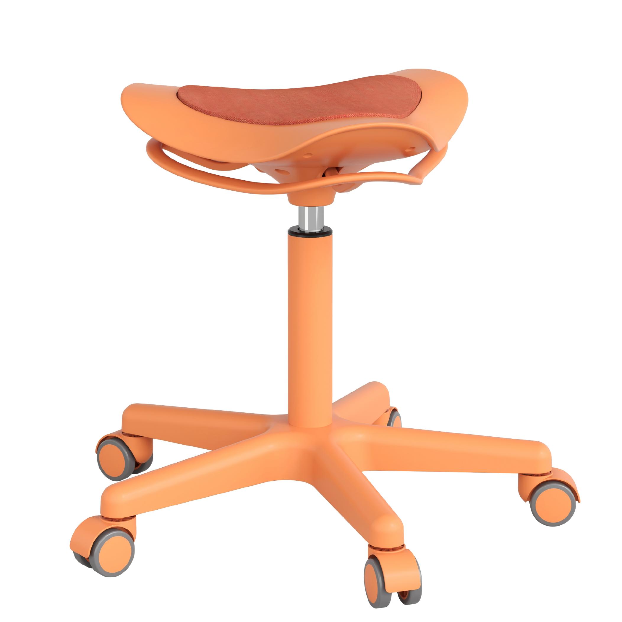 Office Saddle Stool Swivel Height Adjustable With Wheels Wobble Rolling Saddle Stool Ergonomic Hydraulic Seat Chair Office Stool