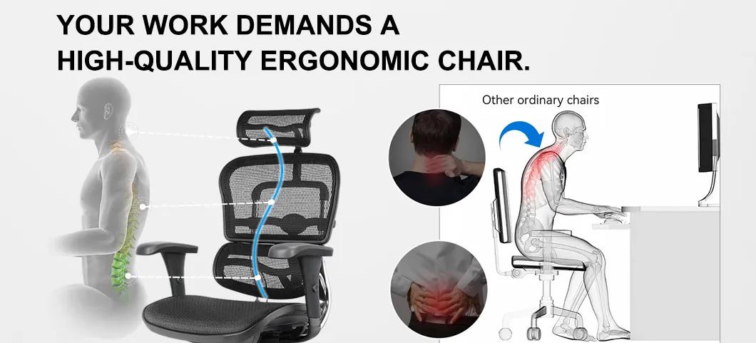 Ergonomic Mesh Office Chair View 1