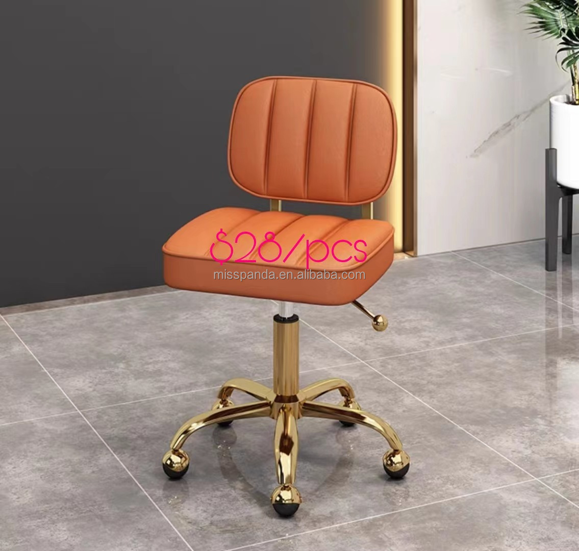 Yicheng Beauty Wholesale Swivel Salon Shop Stool Adjustable Drafting Stool Massage Spa Stool with PU Leather for Sale