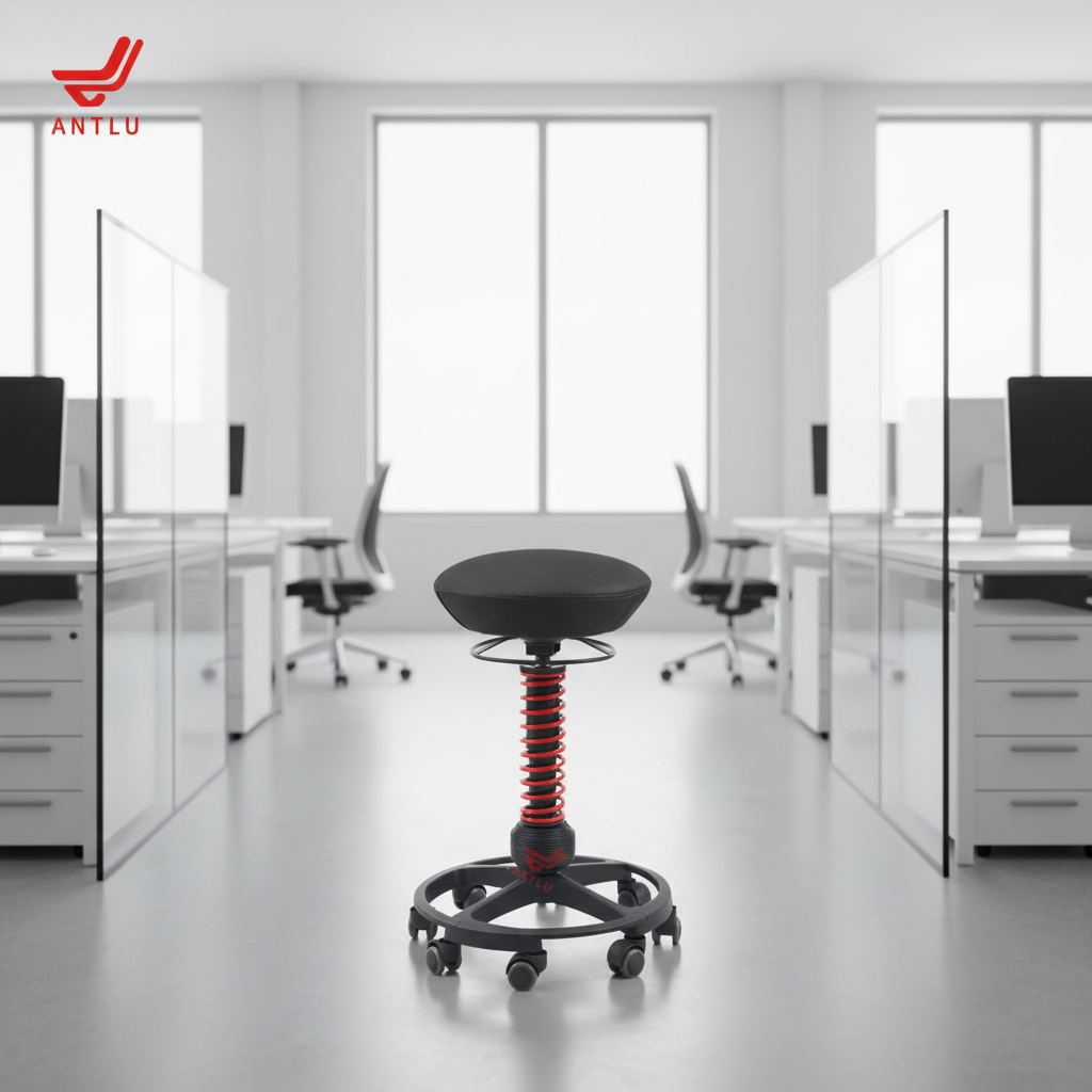 Antluplus Euro Design Ergonomic 360 Degree Swivel Lift Chair Wobble Stool Standing Moveable Office Chair