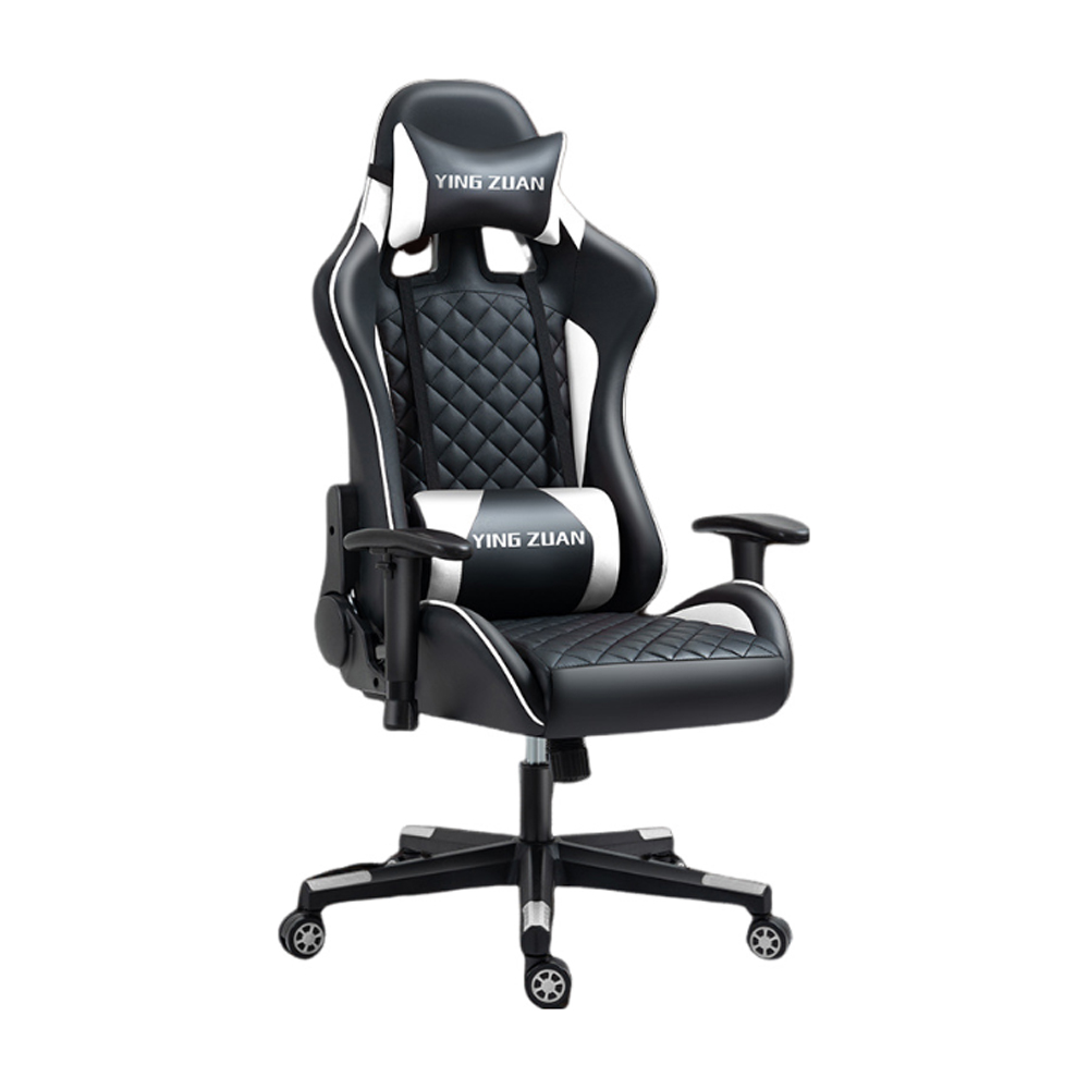 Ergonomic Gaming Chair High Quality PU Leather Swivel Recliner Racer Sport Gaming Chaise Furniture Black Gamer Chair With RGB