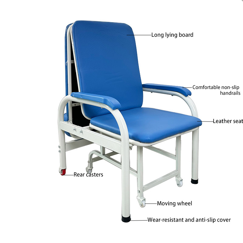 Hot Sale Medical Folding Accompany Sleeping Chair Hospital Chair
