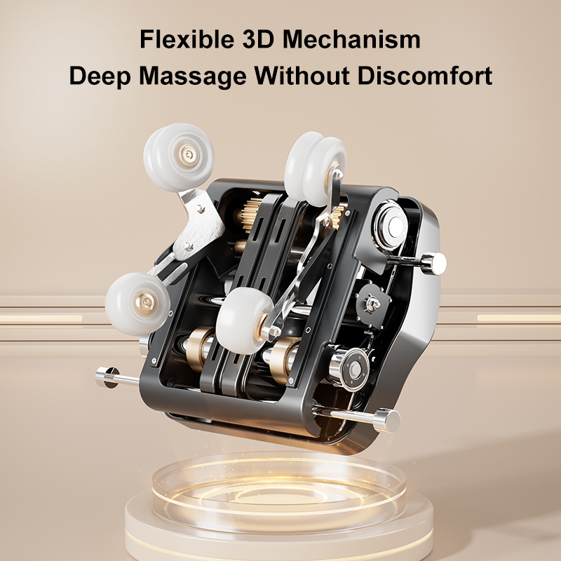 LEERCON Small Ambient Breathing Led Space Capsule Massage Chair Full Body Mini Ultra-quiet Motor Exclusive Patented Tech Rights