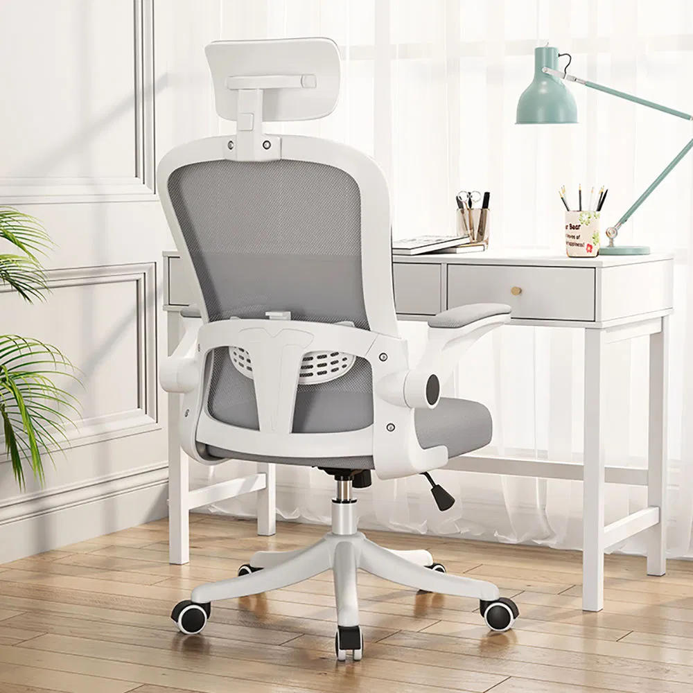 Ready Stock Comfortable Chairs Rotating Fabric Swivel Gas Lifting Computer Desk Ergonomic Mesh Executive Office Chair