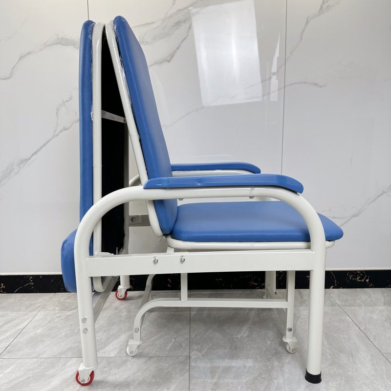 2025 Medical Portable Folding Chair Bed Hospital Care Chair Bed