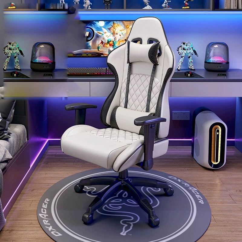Gaming Chair Leather Computer Office Chair Reclining Height Adjustable Ergonomic Office Gaming Racing Chair