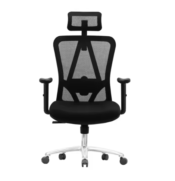 Ergonomic Mesh Office Chair with Adjustable Height and Tilt Function for Long Sitting