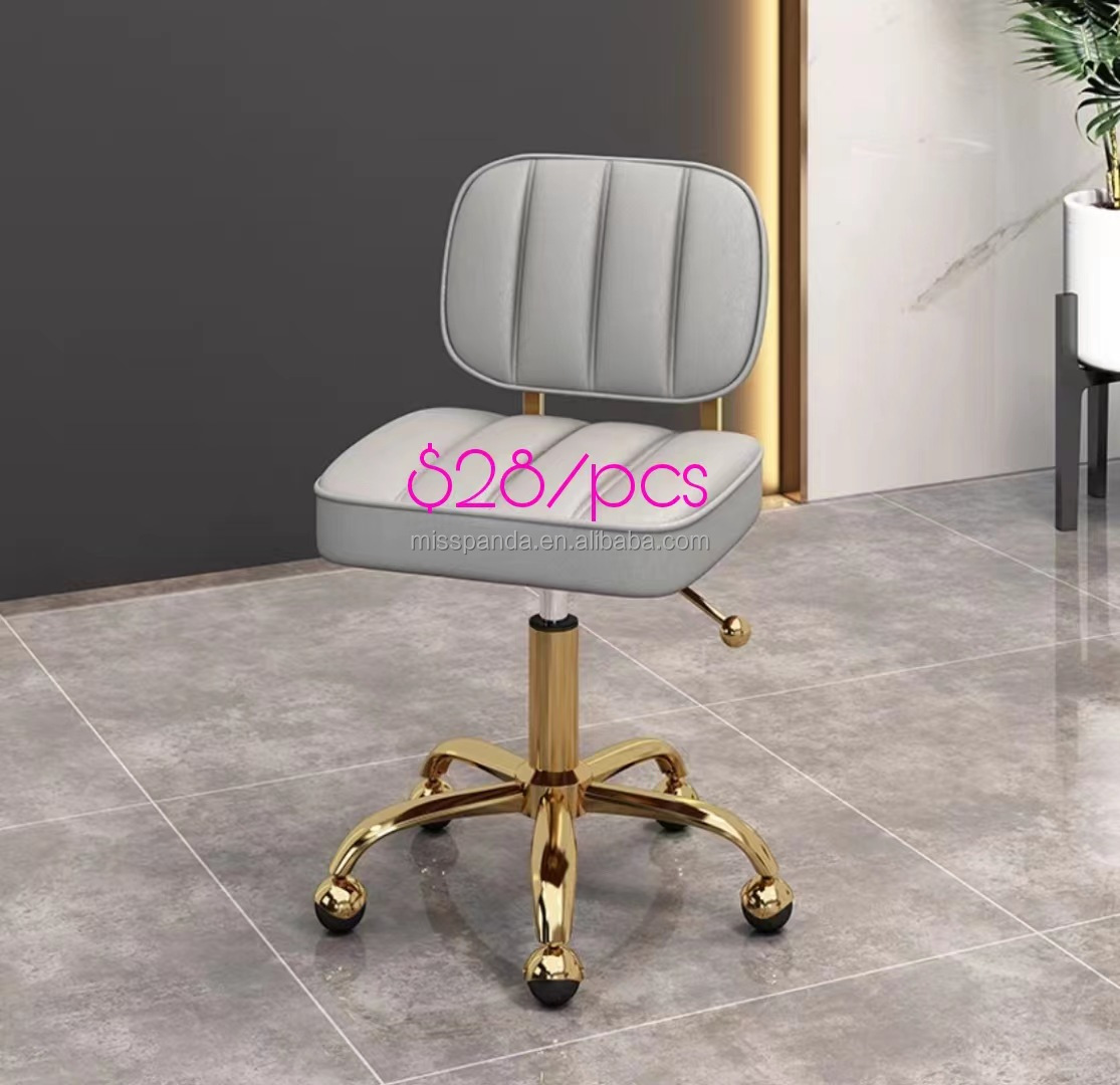 Yicheng Beauty Wholesale Swivel Salon Shop Stool Adjustable Drafting Stool Massage Spa Stool with PU Leather for Sale