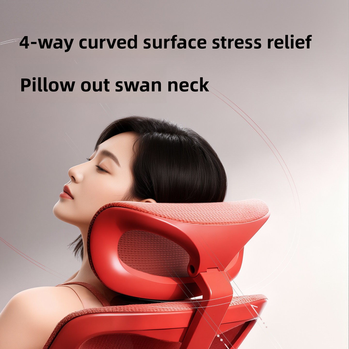 Igrow Home Reclining Ergonomic Mesh Gaming Chair Comfortable Long-time Sitting Office Lumbar Support Backrest